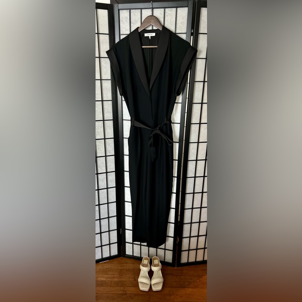Frame | Tux Jumpsuit In Noir - image 2